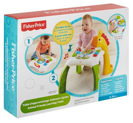 fisher price animal friends learning table