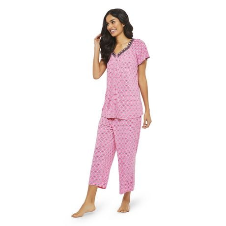 George Women's V-Neck Pyjama Set | Walmart Canada