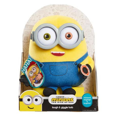 Illumination S Minions The Rise Of Gru Laugh Giggle Bob Plush Walmart Canada