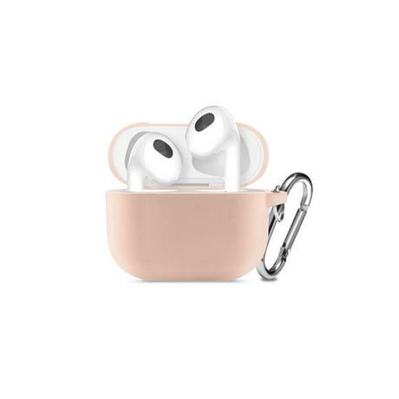 onn.  Silicone Case for 3rd Generation AirPods, Attached Carry Hook