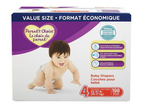 Parent's Choice Unisex Baby Diapers, Value Size Pack | Walmart Canada