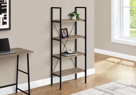 Monarch Specialties Bookshelf Bookcase 4 Tier 48h Office Bedroom   6000205597313 