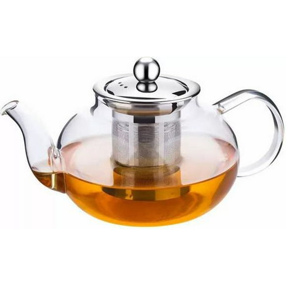 Sunwealth Borosilicate Glass Tea Pot, Capacity: 600ml / 4 cups