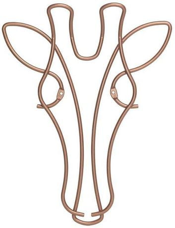 Metaltex Safari Appendiabiti Da Parete – Colore Rame, 30x38 Cm, Made In Italy, Con Viti E Tasselli Inclusi - 3