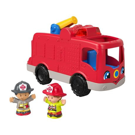 Fisher-Price Little People Helping Others Fire Truck, musical toy fire ...