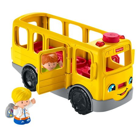 Fisher-Price Little People Sit with Me School Bus push-along toy ...