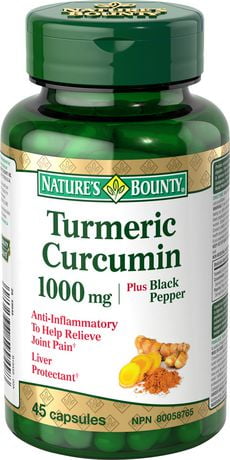 Nature S Bounty Turmeric Curcumin With Black Pepper Nature S Bounty Turmeric Curcumin With Black Pepper