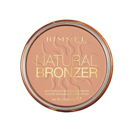 Rimmel Natural Bronzer, waterproof, Sunkissed Finish, blends effortlessly, up to 10H wear, 100% Cruelty-Free, Sun-kissed glow