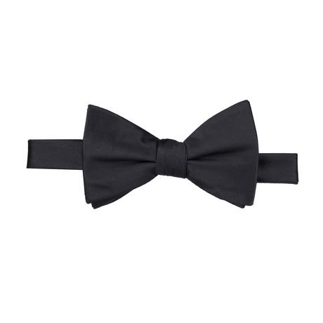 George Men's Classic Solid Black Bow Tie | Walmart Canada