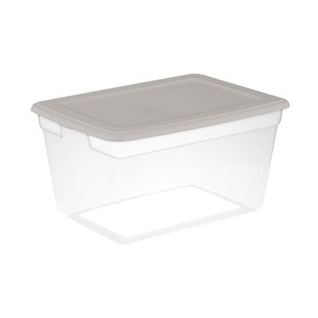 Sterilite 54.9 L Storage Box Grey | Walmart Canada