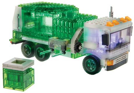 laser pegs recycle truck