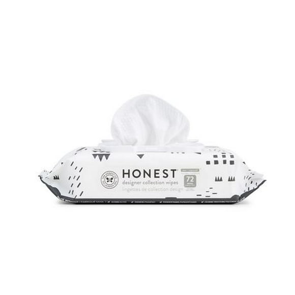 The Honest Company Wipes, 72 CT-Pattern Play