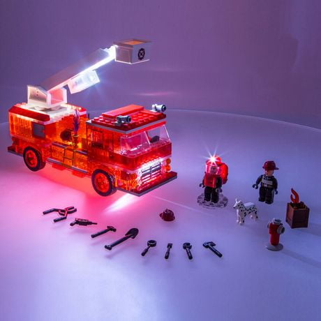 purple fire truck toy
