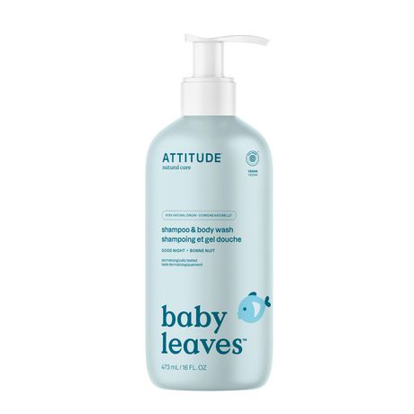 ATTITUDE baby leaves 2in1 Shampoo & Body Wash, Good Night, 473 mL - Walmart.ca