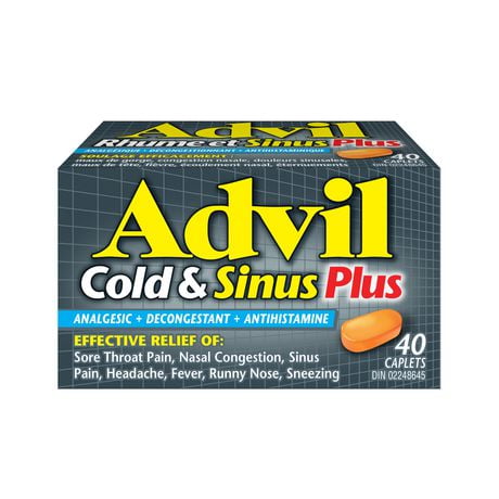 Advil Cold & Sinus plus 40s, Cold & Sinus Plus