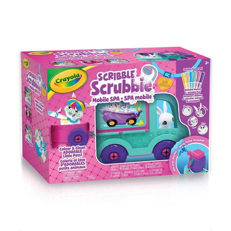 Crayola Scribble Scrubbie Pets Mobile Spa Playset