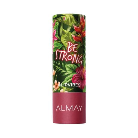 Almay Lip Vibes Hypoallergenic Cream Lipstick with Shea Butter, 1 Lipstick, Lip Vibes