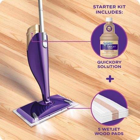 Swiffer Wetjet Wood Floor Spray Mop, Can I Use Wetjet On Laminate Floors