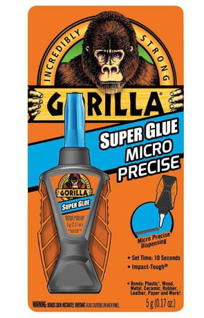 Gorilla Super Glue - Colle instantanée ultra forte