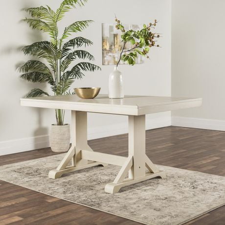 dining wood table pedestal manor double person park
