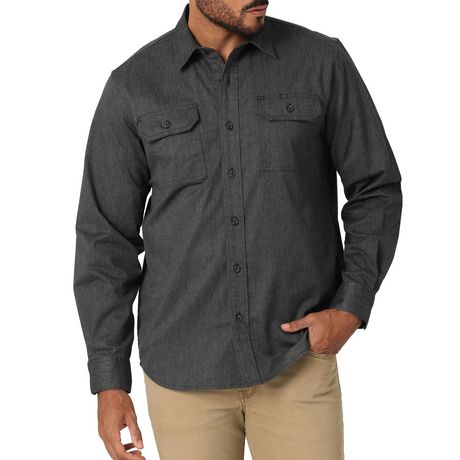 Wrangler Long Sleeve Denim Shirt | Walmart Canada