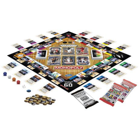 Monopoly Prizm: NBA Edition Board Game, Monopoly Game with 