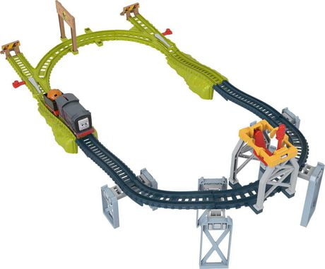 Thomas & Friends Diesel’s Cargo Drop Motorized Toy Train & Track Set ...