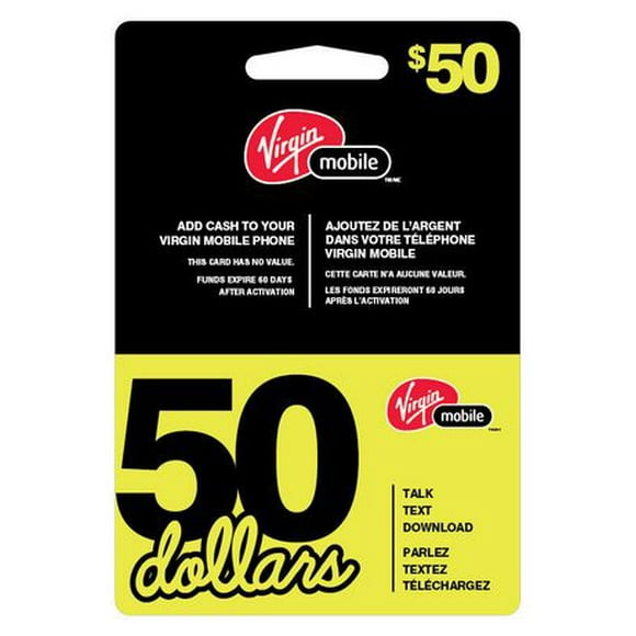 $50 Virgin Mobile Card