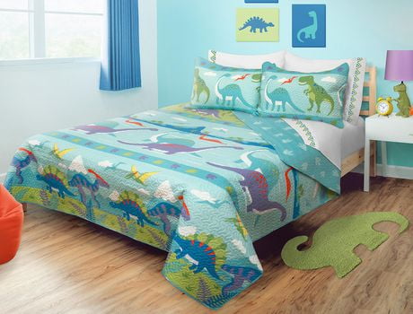 Safdie & Co. Quilt Set 3PC DQ Dino Park | Walmart Canada