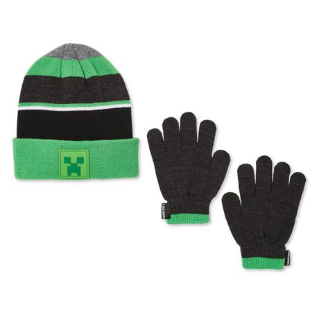 Minecraft Boys' Beanie 2-Piece Set