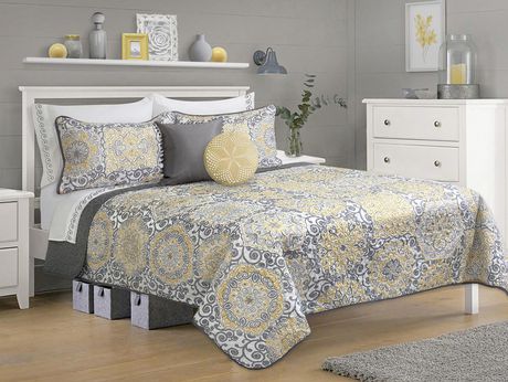 Safdie & Co. Quilt 3PC Set DQ Whisper 