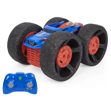 Air Hogs Super Soft, Jump Fury avec roues zéro dégâts, voiture radiocommandée pour sauts extrêmes, jouets pour les enfants à partir de 4 ans, échelle 1:15
