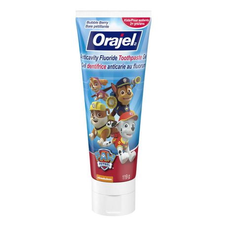 Orajel Kids Paw Patrol Anti-Cavity Fluoride Toothpaste, 119g
