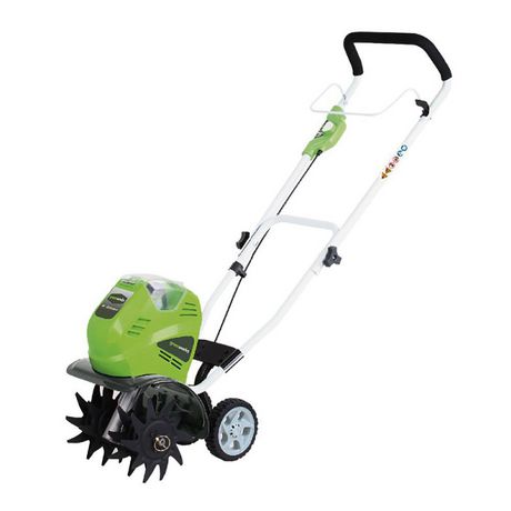 Battery Not Included Details about   Greenworks 10-Inch 40V Cordless Cultivator 