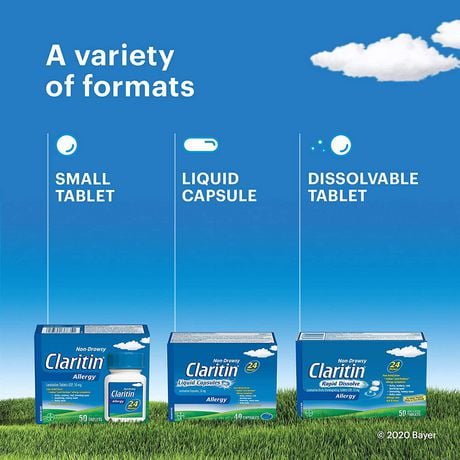 Claritin Rapid Dissolve 24 hour - 30 tablets at Walmart.ca | Walmart Canada