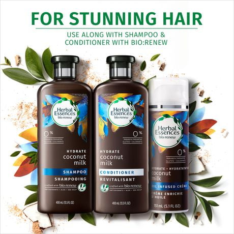 infused herbal essences coconut milk oil crme