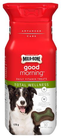 Milk Bone Good Morning Total Wellness Daily Vitamin Dog Treats 170g Walmart