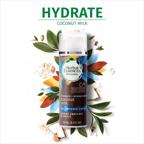 infused essences herbal coconut milk oil crme