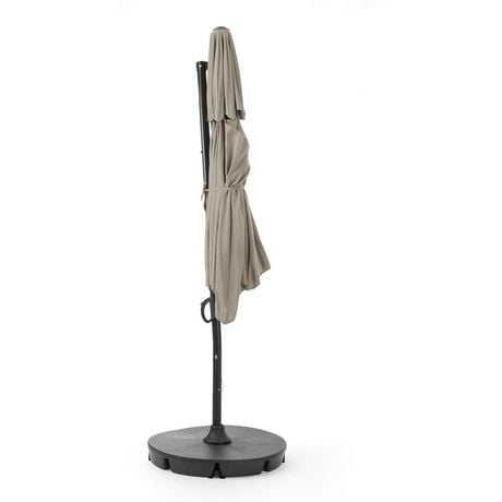 hometrends Round Offset Umbrella and Base | Walmart Canada