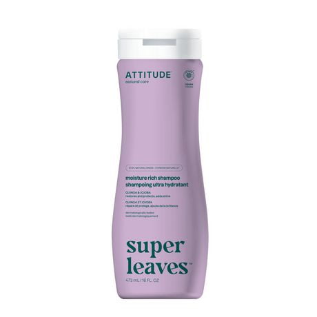 ATTITUDE super leaves, Moisture Rich Shampoo, Quinoa and Jojoba, 473 mL