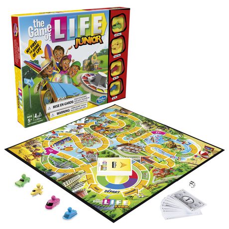Jeu de société junior The Game of Life pour enfants à partir de 5