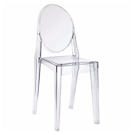 Ghost Side Chair Clear Acrylic Dining Chair Walmart Canada