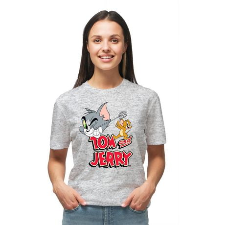 Tom And Jerry Ladies Tennis Short Sleeve T-Shirt | Walmart Canada