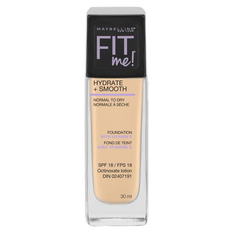 Maybelline New York Fit Me® Hydrate + Smooth Foundation Fair Ivory, 30 ...