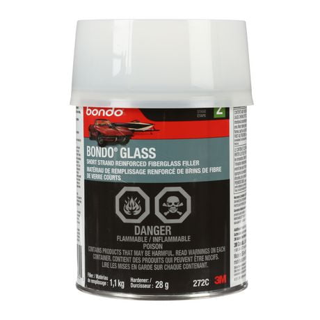 Matériau de remplissage renforcé Bondo-Glass® 272C, 0,95 l (1 pinte)