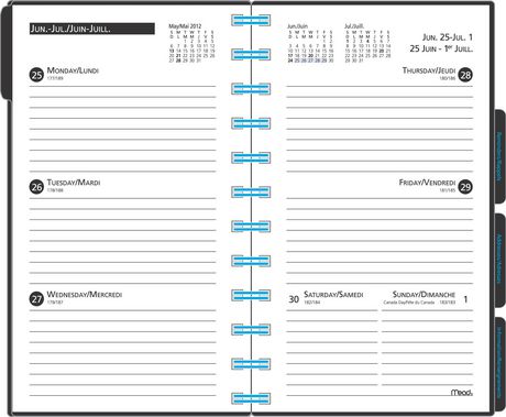 Mead® Poly Academic Weekly/Monthly Planner Walmart Canada