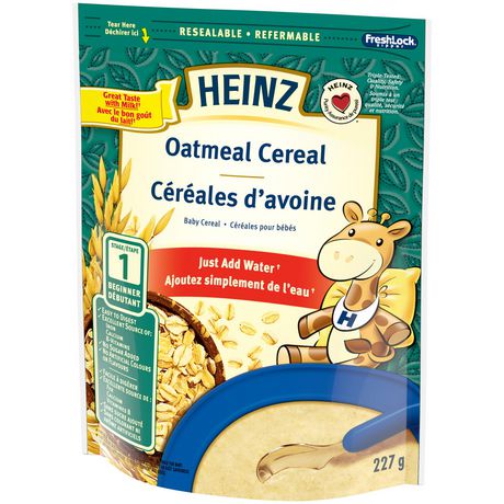 Cereales D Avoine Avec Lait Heinz Bebes Walmart Canada