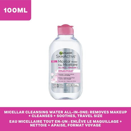 Garnier Skin ACTIVE Micellar Water for Normal And Sensitive Skin, 100 ML, 100  ML