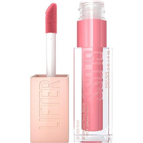 Maybelline Lifter Gloss, Hydrating Lip Gloss with Hyaluronic Acid, High ...