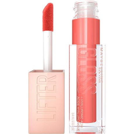 Maybelline Lifter Gloss, Hydrating Lip Gloss with Hyaluronic Acid, High ...